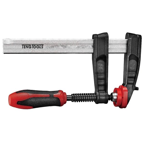Teng Tools 160 X 80mm Reinforced Malleable Cast Iron Bar/F Clamp CMD16